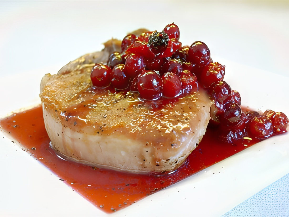 Клюквенно-горчичный соус