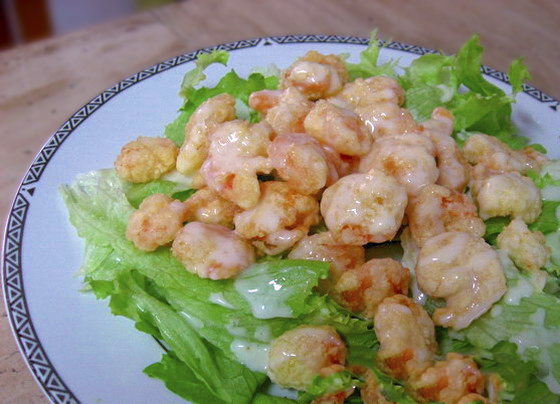 Креветки в кляре