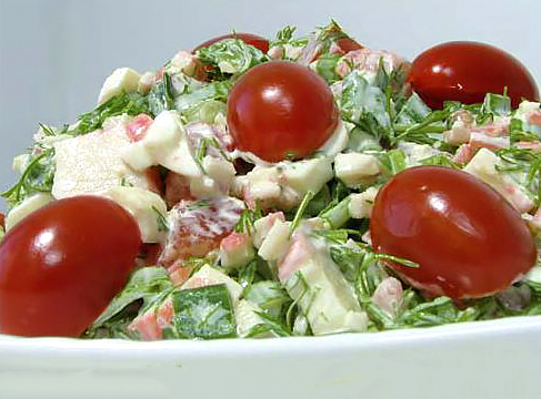 Салат из крабовых палочек