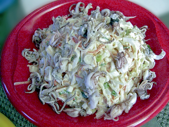 Салат из морепродуктов