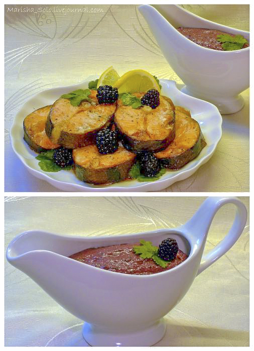 Ежевичный соус