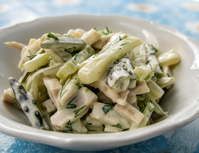 Куриный салат с сельдереем