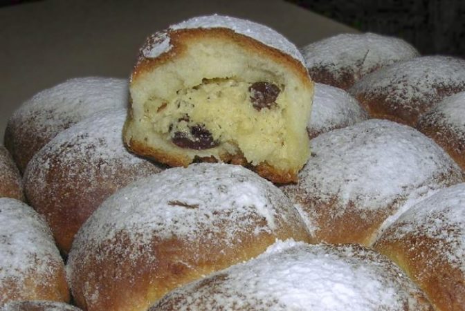 Бухты с творогом