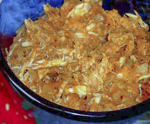 Салат с курицей и морковью