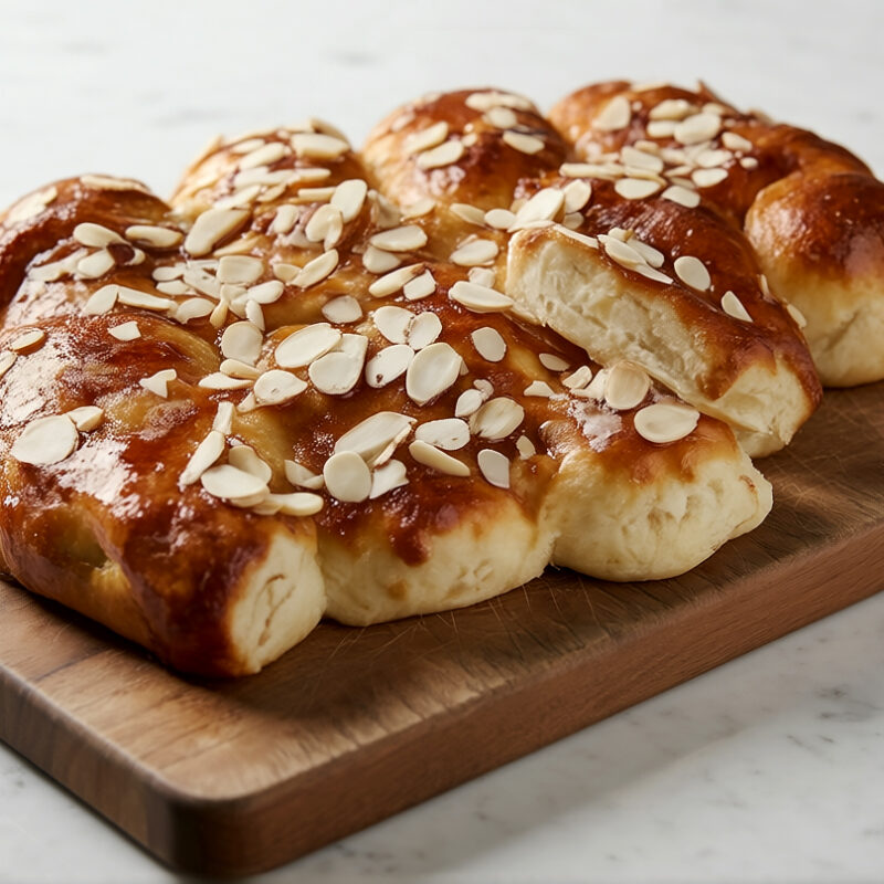 Булочки с карамельным соусом