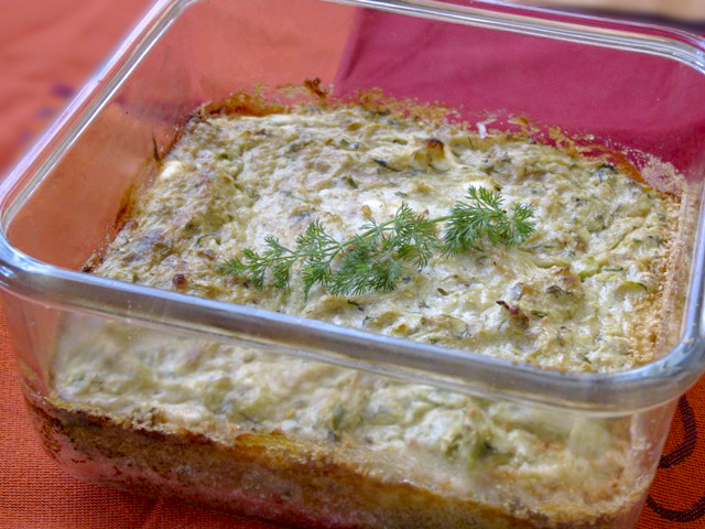 Запеканка из кабачков