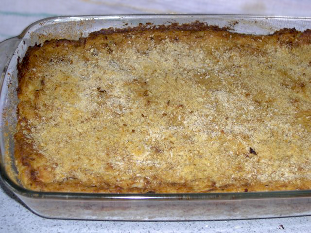 Картофельная запеканка с тунцом