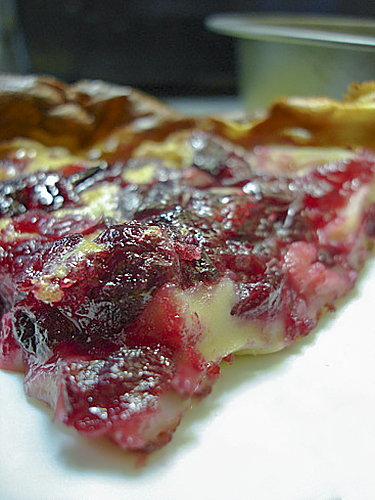 Клафути с клюквой