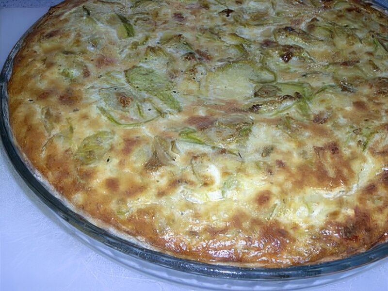 Киш с кабачками