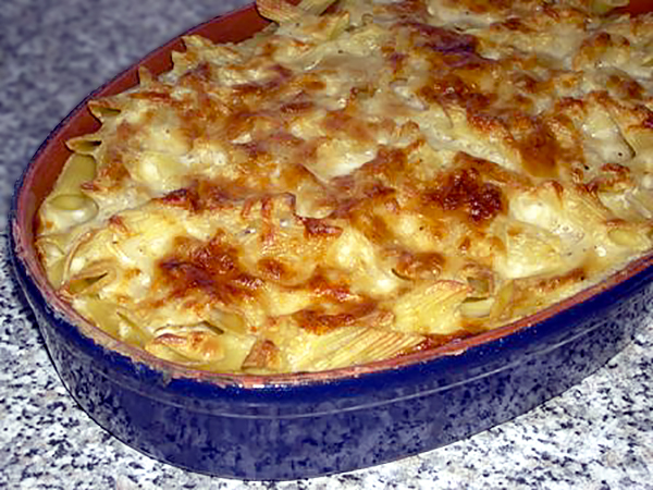 Макароны, запеченные с сыром