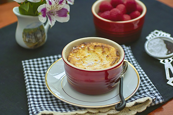 Пудинг со сливочным сыром и творогом