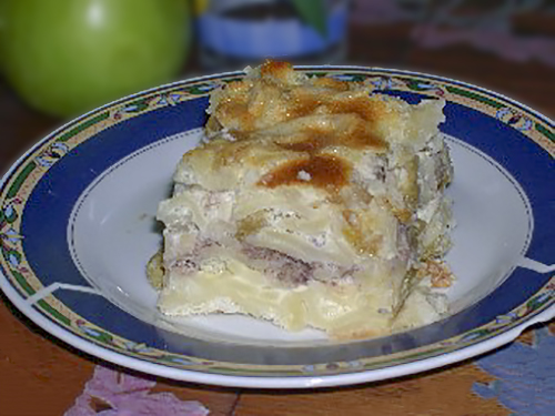 Сладкая венгерская запеканка из лапши (Rakott Metélt)