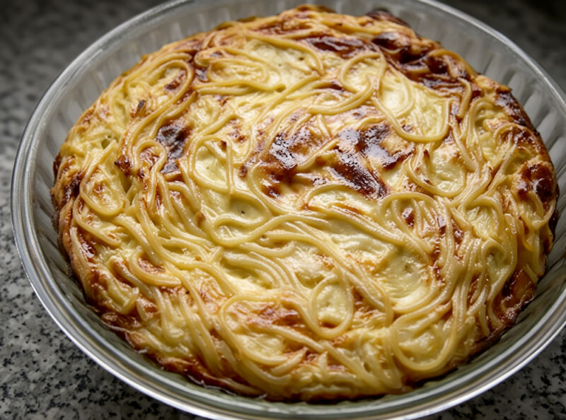 Запеканка из пасты с сыром и творогом