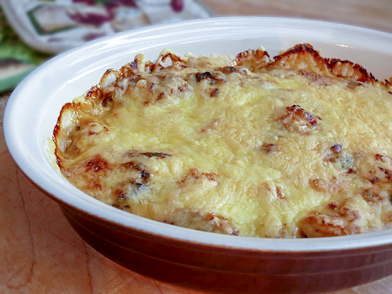 Жульен с мясом (птицей) и грибами