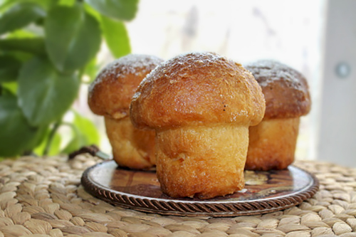 Ромовая баба с миндалем