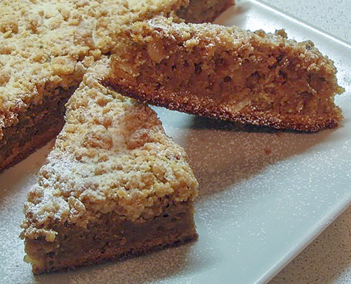 Кофейно-миндальный кекс