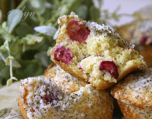 Клюквенно-апельсиновые маффины