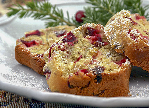 Клюквенный кекс