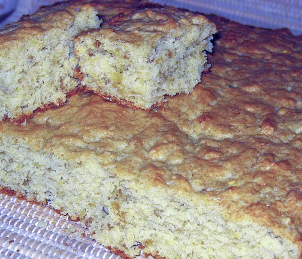 Кекс с манго и орехами