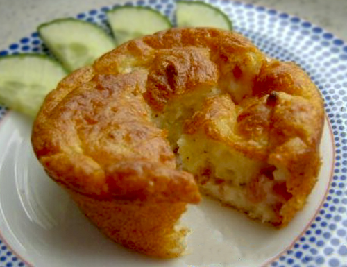 Маффины с ветчиной и сыром