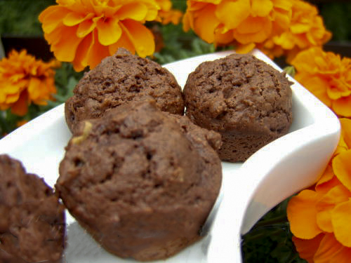 Маффины с шоколадной или ореховой пастой