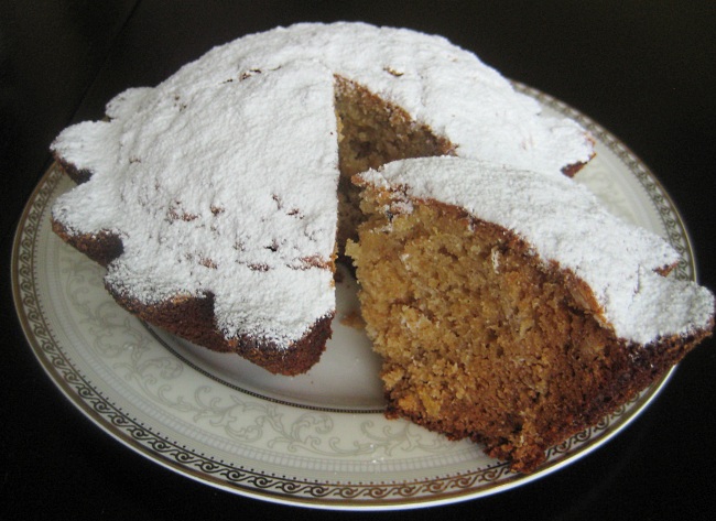 Кекс из овсяных хлопьев с мёдом