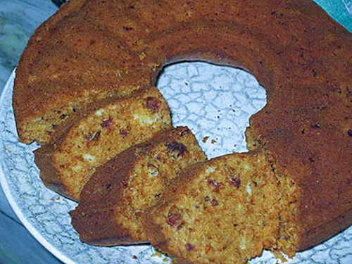 Морковный кекс с финиками и жженым сахаром