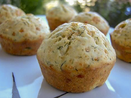 Маффины с фетой и укропом