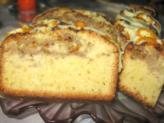 Ореховый кекс с кумкватами