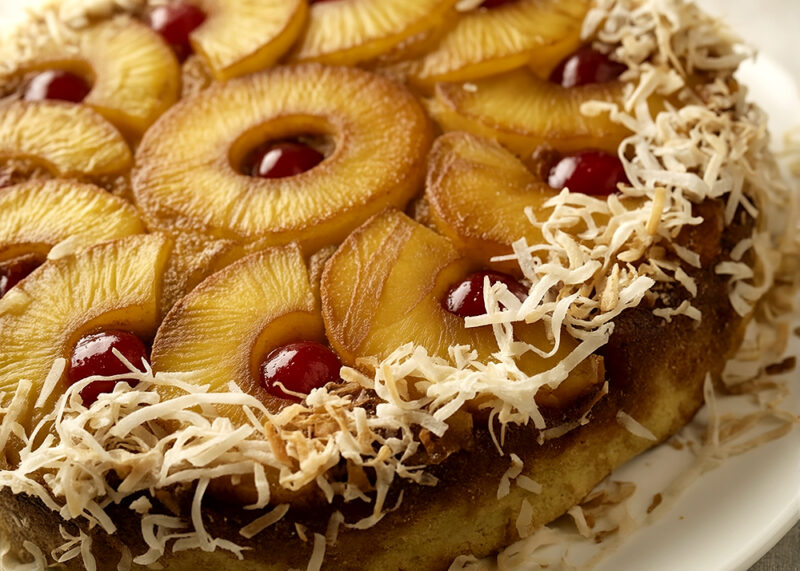 Перевёрнутый ананасовый пирог