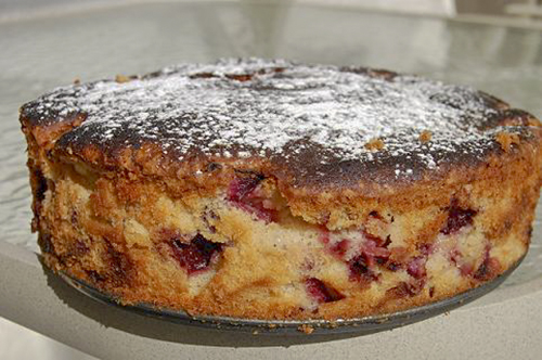 Сливовый кекс от Карин Горен