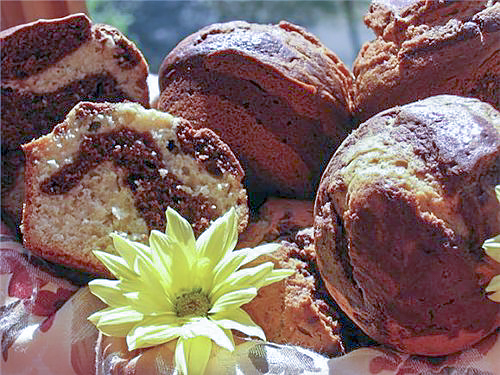 "Тигровые" маффины