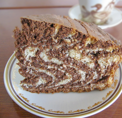 Шоколадно-кокосовый кекс от Карин Горен