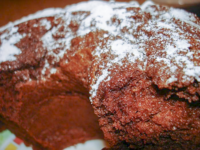 Шоколадно-чайный кекс