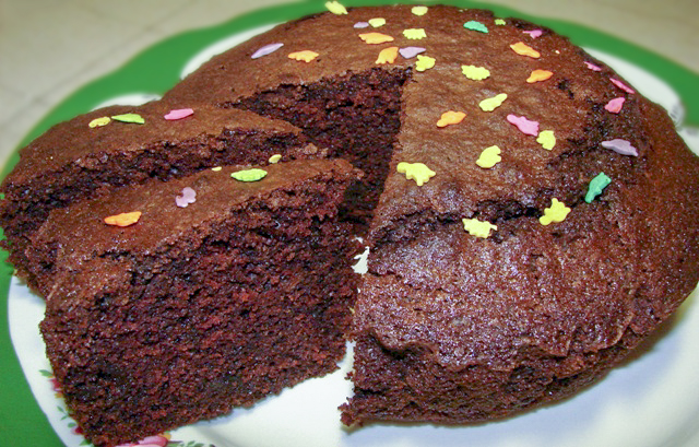 Шоколадный кекс на пиве