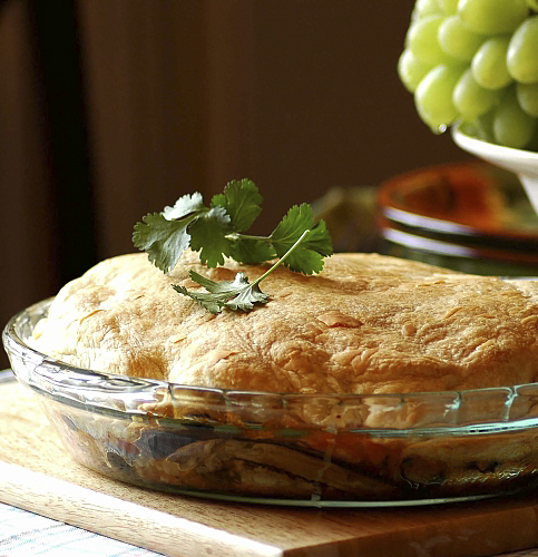 Перевернутый пирог с овощами (Tarte tatin de légumes)
