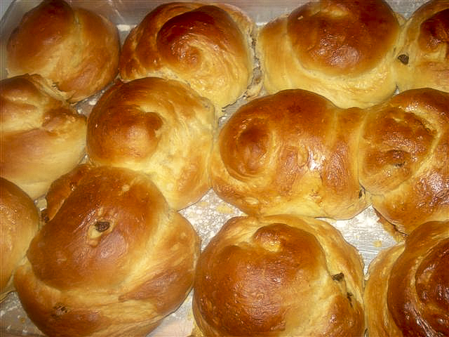 Булочки из сдобного дрожжевого теста