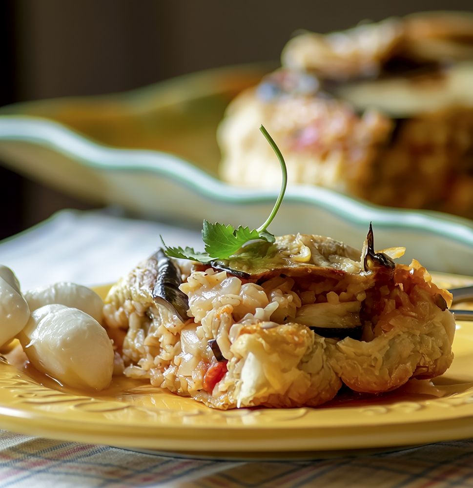 Перевернутый пирог с овощами (Tarte tatin de légumes)