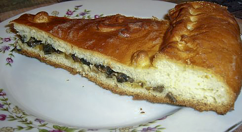 Закрытый грибной пирог
