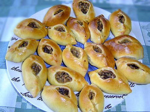 Расстегаи с грибами