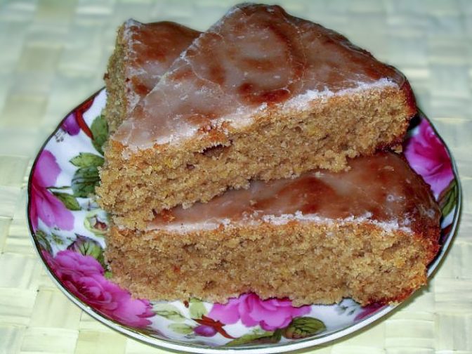 Лимонный пирог из гречневой муки