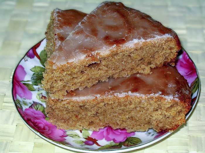 Лимонный пирог из гречневой муки