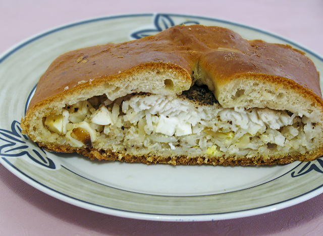 Кулебяка с рыбой