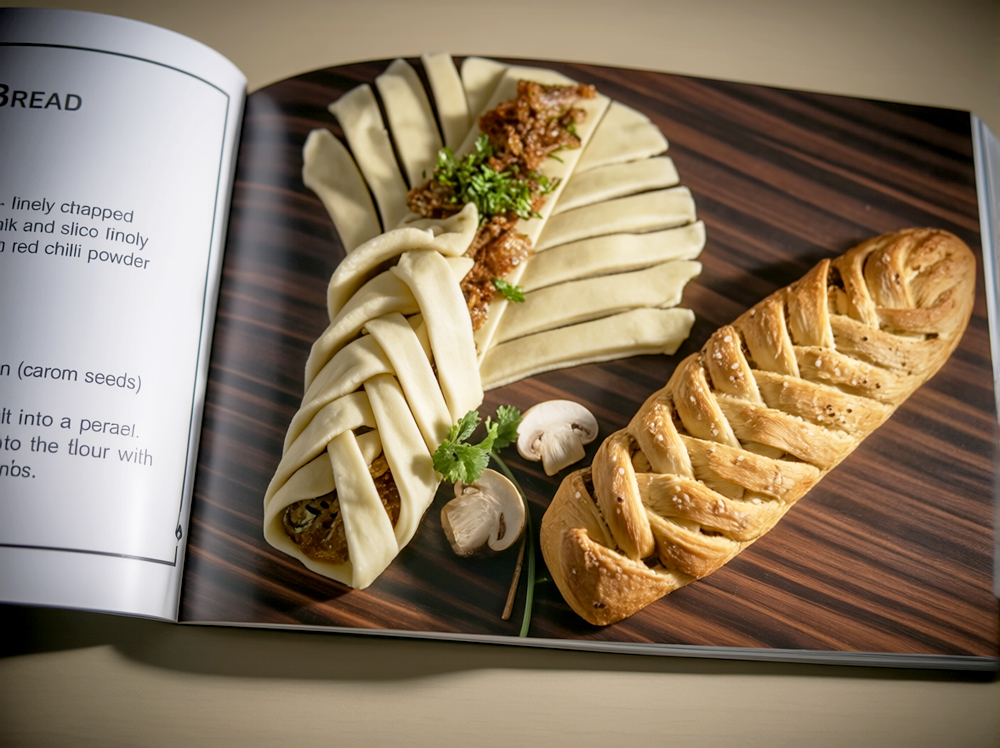 Плетенка с грибами