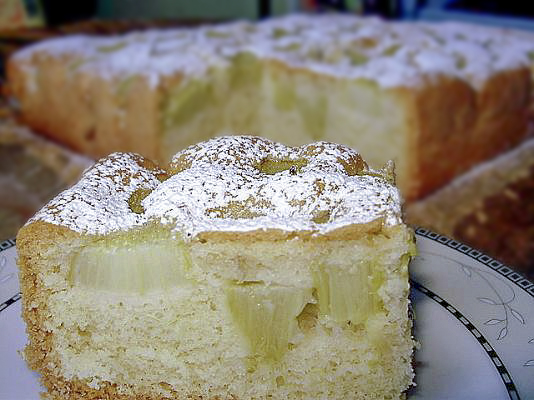 Пирог с ревенем