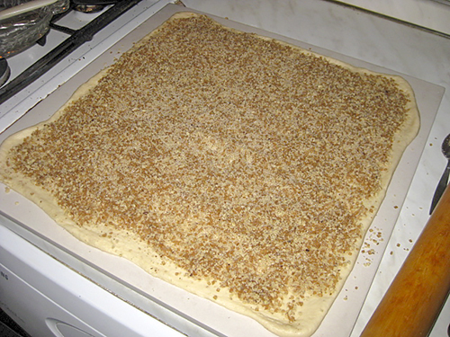 Сдобный ореховый пирог ("Бабушкина салфетка")