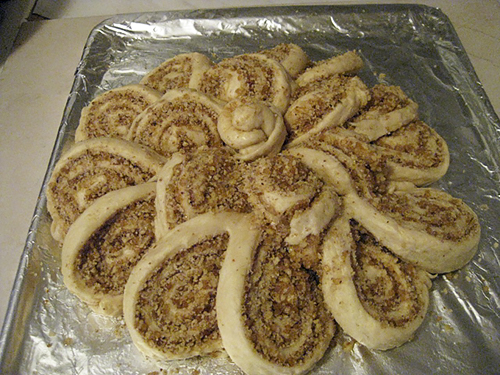 Сдобный ореховый пирог ("Бабушкина салфетка")