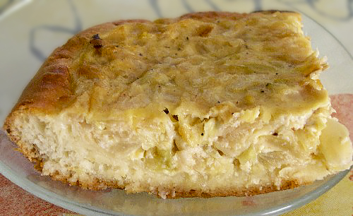 Открытый капустный пирог