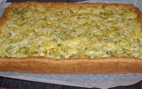 Открытый капустный пирог