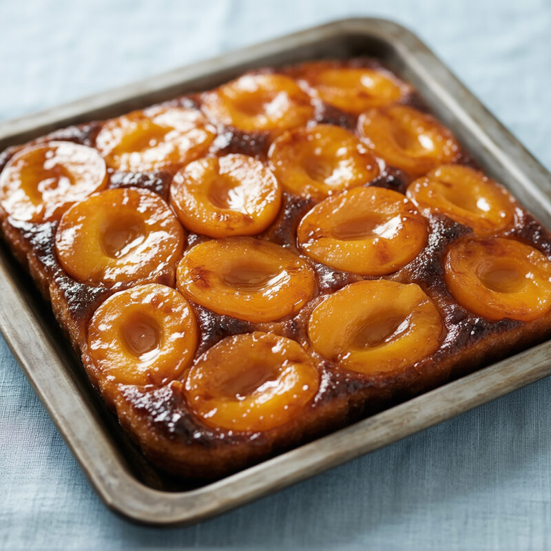 Перевернутый абрикосовый пирог (Upside Down Apricot Cake)